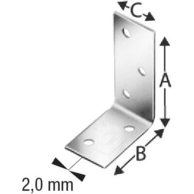 Simpson Sst, Holzverbinder, SIMPSON Winkelverbinder ANPS 80x80x2.0x60mm feuerverzinkt ( ANPS208860-B ) (Winkelverbinder, 1 Stk.) Simpson Sst, Holzverbinder, SIMPSON Winkelverbinder ANPS 80x80x2.0x60mm feuerverzinkt ( ANPS208860-B ) (Winkelverbinder, 1 Stk.)