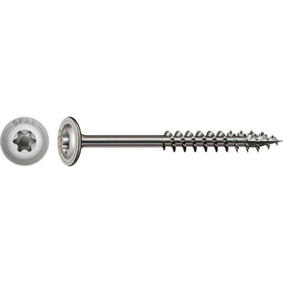 Spax, Schrauben, A2 Tellerkopf T-Star Plus T40 Teilgewinde (50 Schrauben pro Stück, 8 x 140 mm) Spax, Schrauben, A2 Tellerkopf T-Star Plus T40 Teilgewinde (50 Schrauben pro Stück, 8 x 140 mm)