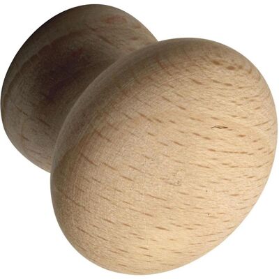 Alles im griff, Möbelgriff, Knopf Hemera ø 45 mm, Tiefe 29 mm, Buche roh Alles im griff, Möbelgriff, Knopf Hemera ø 45 mm, Tiefe 29 mm, Buche roh