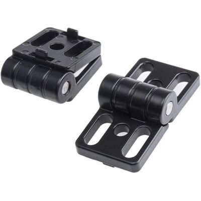 RS PRO, Scharnier, Metal Hinge, 30x60mm, slot 6, black RS PRO, Scharnier, Metal Hinge, 30x60mm, slot 6, black