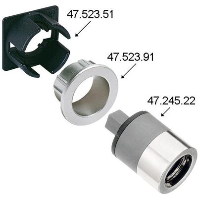 WKS - P5000, Türschloss + Schliesszylinder, Adapter zu TERZA- und STELOC-Schlösser WKS - P5000, Türschloss + Schliesszylinder, Adapter zu TERZA- und STELOC-Schlösser
