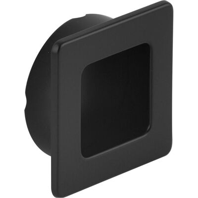 Estamp, Möbelgriff, Muschelgriff Annea Breite 39 mm, Einlass ø 35 mm, ZN schwarz matt Estamp, Möbelgriff, Muschelgriff Annea Breite 39 mm, Einlass ø 35 mm, ZN schwarz matt