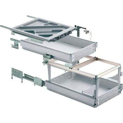 Hettich, Möbelausstattung, Teil-/Überauszug-Set (1 Stk.) Hettich, Möbelausstattung, Teil-/Überauszug-Set (1 Stk.)