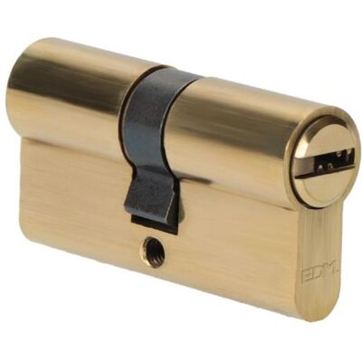 EDM, Türschloss + Schliesszylinder, Schliesszylinder 85167 R15 Gold Messing Schliessbart lang 60 x 30 x 17 mm (Profilzylinder) EDM, Türschloss + Schliesszylinder, Schliesszylinder 85167 R15 Gold Messing Schliessbart lang 60 x 30 x 17 mm (Profilzylinder)
