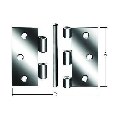 Vormann Scharniere - 50x50mm Verzinkt - Scharniere Vormann Scharniere - 50x50mm Verzinkt - Scharniere