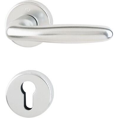 Hoppe, Türgriff + Türgarnitur, Rosettengarnitur Verona 1510 / 42KB/42KBS Aluminium F1 PZ DIN links / rechts D/D (Türgriff) Hoppe, Türgriff + Türgarnitur, Rosettengarnitur Verona 1510 / 42KB/42KBS Aluminium F1 PZ DIN links / rechts D/D (Türgriff)