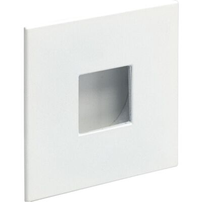 Estamp, Möbelgriff, Muschelgriff Geometric quadratisch 73x73, Einlass ø 45 mm, ZN weiss matt Estamp, Möbelgriff, Muschelgriff Geometric quadratisch 73x73, Einlass ø 45 mm, ZN weiss matt