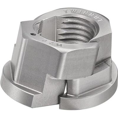 AMF Twinnut-Mutter mit Flansch - Befestigungsmutter - M24 AMF Twinnut-Mutter mit Flansch - Befestigungsmutter - M24