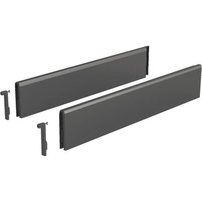 Hettich Schubkasten Designelement - 9122913 - Stahl Anthrazit - 400mm Hettich Schubkasten Designelement - 9122913 - Stahl Anthrazit - 400mm