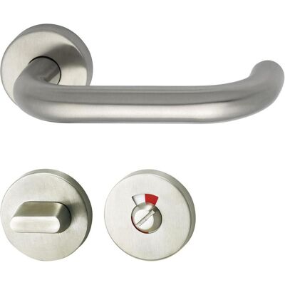 Marchesi, Türgriff + Türgarnitur, Drückergarnitur HARMONIE - auf Rosette WC, 38 - 45, Edelstahl, rot weiss (Türgarnitur) Marchesi, Türgriff + Türgarnitur, Drückergarnitur HARMONIE - auf Rosette WC, 38 - 45, Edelstahl, rot weiss (Türgarnitur)