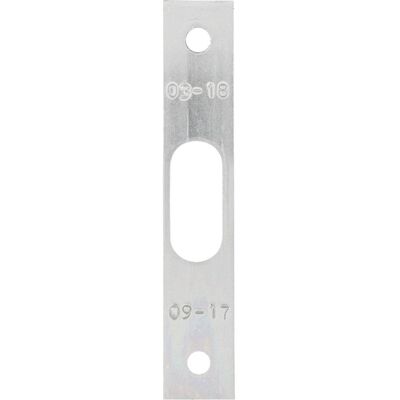 KFV, Holzverbinder, Flachschliessblech für Riegel oben u. unten,18x100mm zu Stulpflügelb. AS2600 (1 Stk.) KFV, Holzverbinder, Flachschliessblech für Riegel oben u. unten,18x100mm zu Stulpflügelb. AS2600 (1 Stk.)