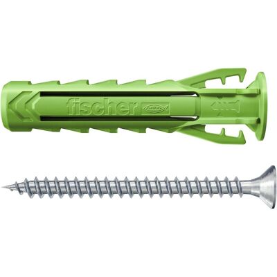 Fischer, Dübel, Dübel SX Plus Green 8x40 S K (10 Stk.) Fischer, Dübel, Dübel SX Plus Green 8x40 S K (10 Stk.)