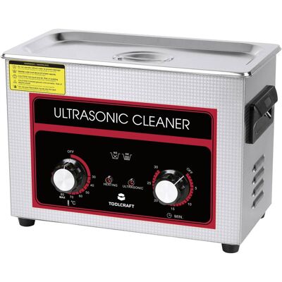 Toolcraft TO-8705304, Ultraschallreiniger, Silber Toolcraft TO-8705304, Ultraschallreiniger, Silber