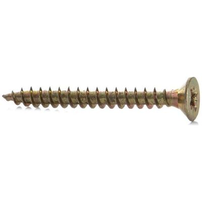 Haushalt, Dübel, CHIPBOARD SCREW 5.0X45 YLW ZP 20PCS G1 (20 Stk.) Haushalt, Dübel, CHIPBOARD SCREW 5.0X45 YLW ZP 20PCS G1 (20 Stk.)