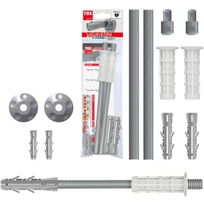 Tox, Dübel, Abstandsmontagesystem Thermo Proof Mini M8x120 mm 2 Stück (2 Stk.) Tox, Dübel, Abstandsmontagesystem Thermo Proof Mini M8x120 mm 2 Stück (2 Stk.)