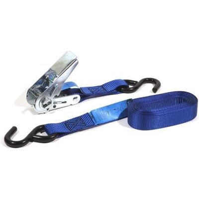 Jumbo, Spanngurt + Ladungssicherung, Medium Duty, blau, mit Knarre und 2 Haken, Zugkraf Jumbo, Spanngurt + Ladungssicherung, Medium Duty, blau, mit Knarre und 2 Haken, Zugkraf