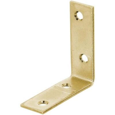 Alberts, Holzverbinder, Stuhlwinkel schwer 60 x 60 x 20 mm, galv. gelb verzinkt, 1 Stck (1 Stk.) Alberts, Holzverbinder, Stuhlwinkel schwer 60 x 60 x 20 mm, galv. gelb verzinkt, 1 Stck (1 Stk.)