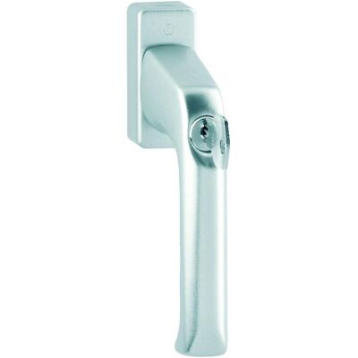 HOPPE London Aluminium-Fenstergriff 013S/U34 - abschließbar - Silber HOPPE London Aluminium-Fenstergriff 013S/U34 - abschließbar - Silber
