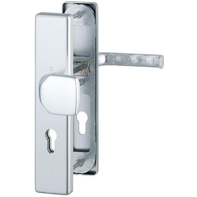 Hoppe Türschloss-Set - Profilzylinder, Naturaluminium - Türart Hoppe Türschloss-Set - Profilzylinder, Naturaluminium - Türart