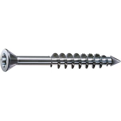 Spax, Schrauben, Senkkopf T-Star Plus T20 Teilgewinde Cut Wirox (100 Schrauben pro Stück, 4 x 60 mm) Spax, Schrauben, Senkkopf T-Star Plus T20 Teilgewinde Cut Wirox (100 Schrauben pro Stück, 4 x 60 mm)