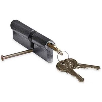 Haushalt, Türschloss + Schliesszylinder, CYLINDER LOCK 110MM 50X60 CHROME 5 KEYS Haushalt, Türschloss + Schliesszylinder, CYLINDER LOCK 110MM 50X60 CHROME 5 KEYS