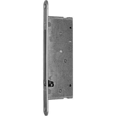 BMH, Türschloss + Schliesszylinder, Falztreibriegel 1155 gesichert, DM 30, Stulp 235 x 20 mm, Edelstahl BMH, Türschloss + Schliesszylinder, Falztreibriegel 1155 gesichert, DM 30, Stulp 235 x 20 mm, Edelstahl