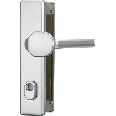 Abus, Türgriff + Türgarnitur, Schutzbeschlag HLZS814 Drcker/Platte F1 Alu (Türgarnitur) Abus, Türgriff + Türgarnitur, Schutzbeschlag HLZS814 Drcker/Platte F1 Alu (Türgarnitur)