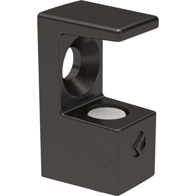 Italiana Ferramenta - GRACE - 8mm - schwarz - Glasbodenträger Italiana Ferramenta - GRACE - 8mm - schwarz - Glasbodenträger