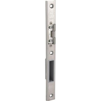 KFV, Holzverbinder, Schliessblech zu AS 3500 "Q" Falle u. Riegel, 245x24x6,links,Edelstahl (1 Stk.) KFV, Holzverbinder, Schliessblech zu AS 3500 "Q" Falle u. Riegel, 245x24x6,links,Edelstahl (1 Stk.)