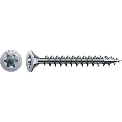Spax, Schrauben, Senkmultikopf T-Star Plus T20 Vollgewinde Wirox (200 Schrauben pro Stück, 5 x 40 mm) Spax, Schrauben, Senkmultikopf T-Star Plus T20 Vollgewinde Wirox (200 Schrauben pro Stück, 5 x 40 mm)