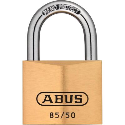 Magni, Vorhängeschloss, ABUS Vorhängeschloss Messing 85/50 gl.-2745 - gleichschliessend - für Kellertüren, Schuppen u. v. m. Magni, Vorhängeschloss, ABUS Vorhängeschloss Messing 85/50 gl.-2745 - gleichschliessend - für Kellertüren, Schuppen u. v. m.