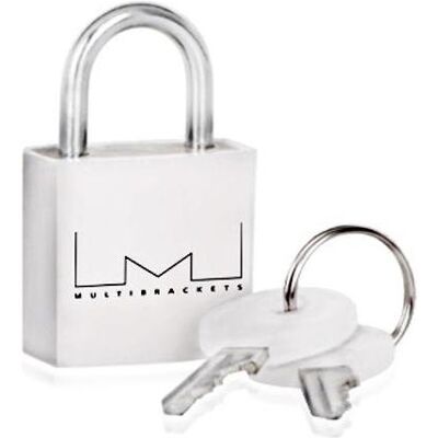 Multibrackets, Vorhängeschloss, M Anti-theft Mini - Diebstahlsicherungsschloss Multibrackets, Vorhängeschloss, M Anti-theft Mini - Diebstahlsicherungsschloss