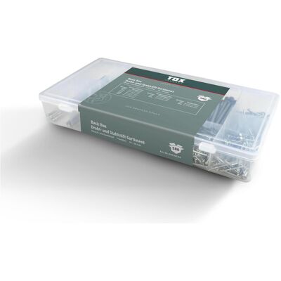 Tox, Dübel, Basic Box Nagel - Sortiment 580 tlg. (1 Stk.) Tox, Dübel, Basic Box Nagel - Sortiment 580 tlg. (1 Stk.)