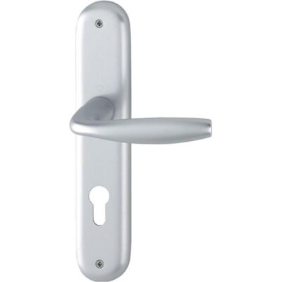 Hoppe Aluminium-Langschild-Set - Innentürgriff - 72 mm - Silber Hoppe Aluminium-Langschild-Set - Innentürgriff - 72 mm - Silber