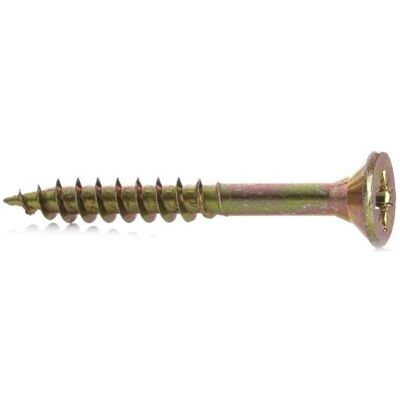 Dübel, CHIPBOARD SCREW 6.0X50/30 YLW ZP10PCS G1 (10 Stk.) Dübel, CHIPBOARD SCREW 6.0X50/30 YLW ZP10PCS G1 (10 Stk.)