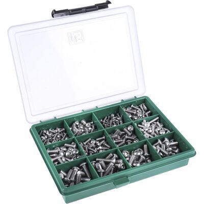 RS PRO, Schrauben, Schrauben Innensechkant Satz A2 DIN 7380 RS PRO, Schrauben, Schrauben Innensechkant Satz A2 DIN 7380
