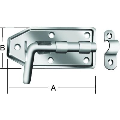 Vormann, Holzverbinder, Bolzenriegel 160X65 mm feuerverz. Vormann, Holzverbinder, Bolzenriegel 160X65 mm feuerverz.