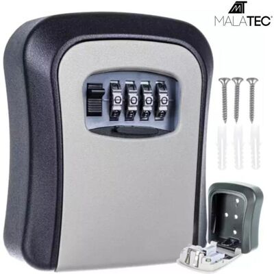 Malatec Schlüssel Safe - 4-stelliger Code - Innen/Außen 12x9x4 cm Malatec Schlüssel Safe - 4-stelliger Code - Innen/Außen 12x9x4 cm