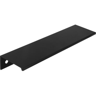 Siro, Möbelgriff, Griffleiste Möbelgriff Crevan LA 48 mm, L 145 mm, Alu Messing schwarz matt Siro, Möbelgriff, Griffleiste Möbelgriff Crevan LA 48 mm, L 145 mm, Alu Messing schwarz matt