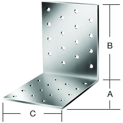 Vormann, Holzverbinder, Lochpl.winkel 80X80X60 sendvz. (Lochplattenwinkel, 1 Stk.) Vormann, Holzverbinder, Lochpl.winkel 80X80X60 sendvz. (Lochplattenwinkel, 1 Stk.)