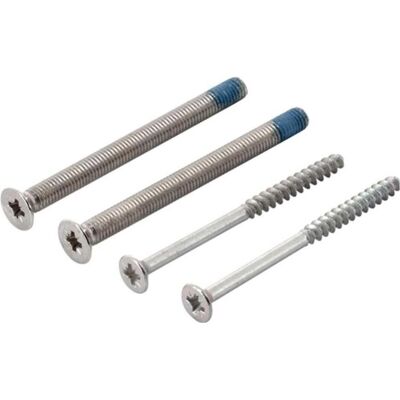 Hoppe, Türgriff + Türgarnitur, Befestigungsset Sertos G/G-K/G 45-50 mm M5 x 60 + 4,0 x 55 Vierkant ohne Hoppe, Türgriff + Türgarnitur, Befestigungsset Sertos G/G-K/G 45-50 mm M5 x 60 + 4,0 x 55 Vierkant ohne