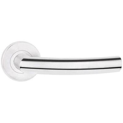 Metal-Bud, Möbelgriff, Proxima Inox Door Handle On Round Roset Metal-Bud, Möbelgriff, Proxima Inox Door Handle On Round Roset