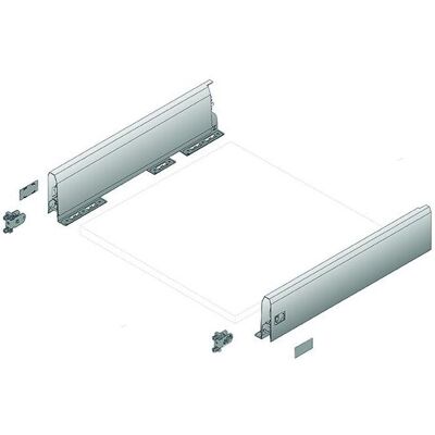 Hettich Arcitech Schubladensystem - 126mm Höhe, 350mm Breite - Weiß Hettich Arcitech Schubladensystem - 126mm Höhe, 350mm Breite - Weiß