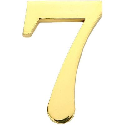 Türgriff + Türgarnitur, DOOR NUMBER 7 GP-7 45MM GOLD (Türgriff) Türgriff + Türgarnitur, DOOR NUMBER 7 GP-7 45MM GOLD (Türgriff)