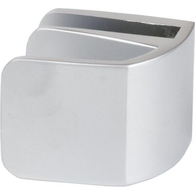 Siso, Möbelgriff, Glastürgriff Square, Glas 4-6 mm 32,5x26 mm, Zink verchromt matt Siso, Möbelgriff, Glastürgriff Square, Glas 4-6 mm 32,5x26 mm, Zink verchromt matt