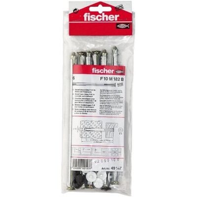 Fischer, Dübel, Fensterrahmendübel F 10 M 182 B (6 Stk.) Fischer, Dübel, Fensterrahmendübel F 10 M 182 B (6 Stk.)