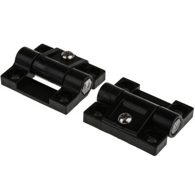 RS PRO, Scharnier, Black adj friction hinge,43x36.5x6mm RS PRO, Scharnier, Black adj friction hinge,43x36.5x6mm
