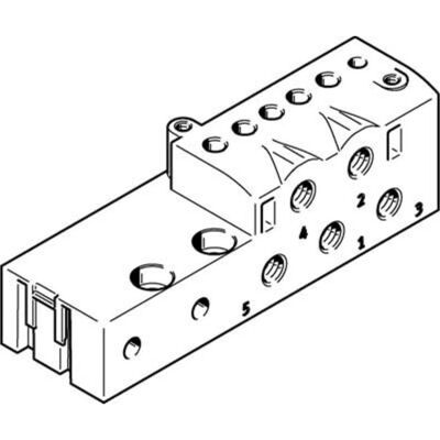 Festo, Holzverbinder, MHA2-AS-5-M5 525120 Anschlussplatte (1 Stk.) Festo, Holzverbinder, MHA2-AS-5-M5 525120 Anschlussplatte (1 Stk.)