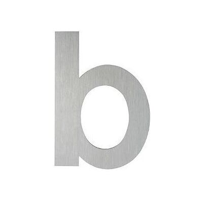 Magni, Hausnummer + Türschild, Buchstabe b Edelstahl Magni, Hausnummer + Türschild, Buchstabe b Edelstahl