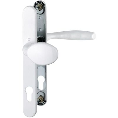 Hoppe Profiltür-Garnitur NY 76G/3346/1810 Aluminium F9016 - Türgarnitur Hoppe Profiltür-Garnitur NY 76G/3346/1810 Aluminium F9016 - Türgarnitur